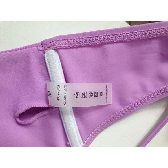 Women's Two Piece Swimsuit High Waisted Bandeau Top Bikini Set NWOT - Picture 7 of 8